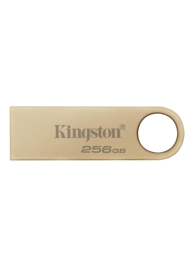 كينغستون - Kingston DataTraveler SE9 Gen 3-256GB - 220MB/s read- Metal - USB 3.2 -Gold 256 GB - Image 1