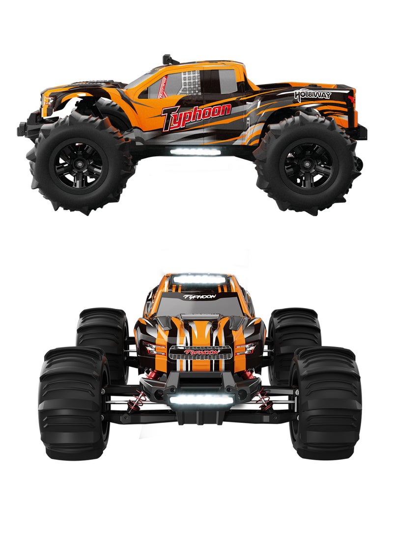 مايتويز Mytoys Typhoon 1:10 RC Cars, Hobby Grade 4WD 60+ KM/H Fast Speed Remote Control Truck, All Terrain Off Road Electric Buggy with 2500 mAh Modular Battery for Adults and Boys (Advanced Modding Support)  - Image 2
