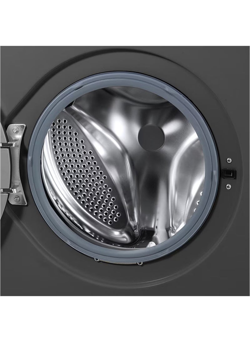 LG - 2023 7kg Front Load Washing Machine, F2J3HYL6J Black - Image 1