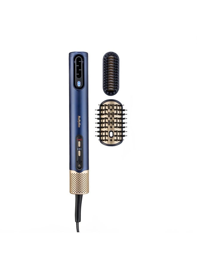 babyliss Air Wand Hair Dryer Straightener and Styler All-in-One Blue  - Image 1
