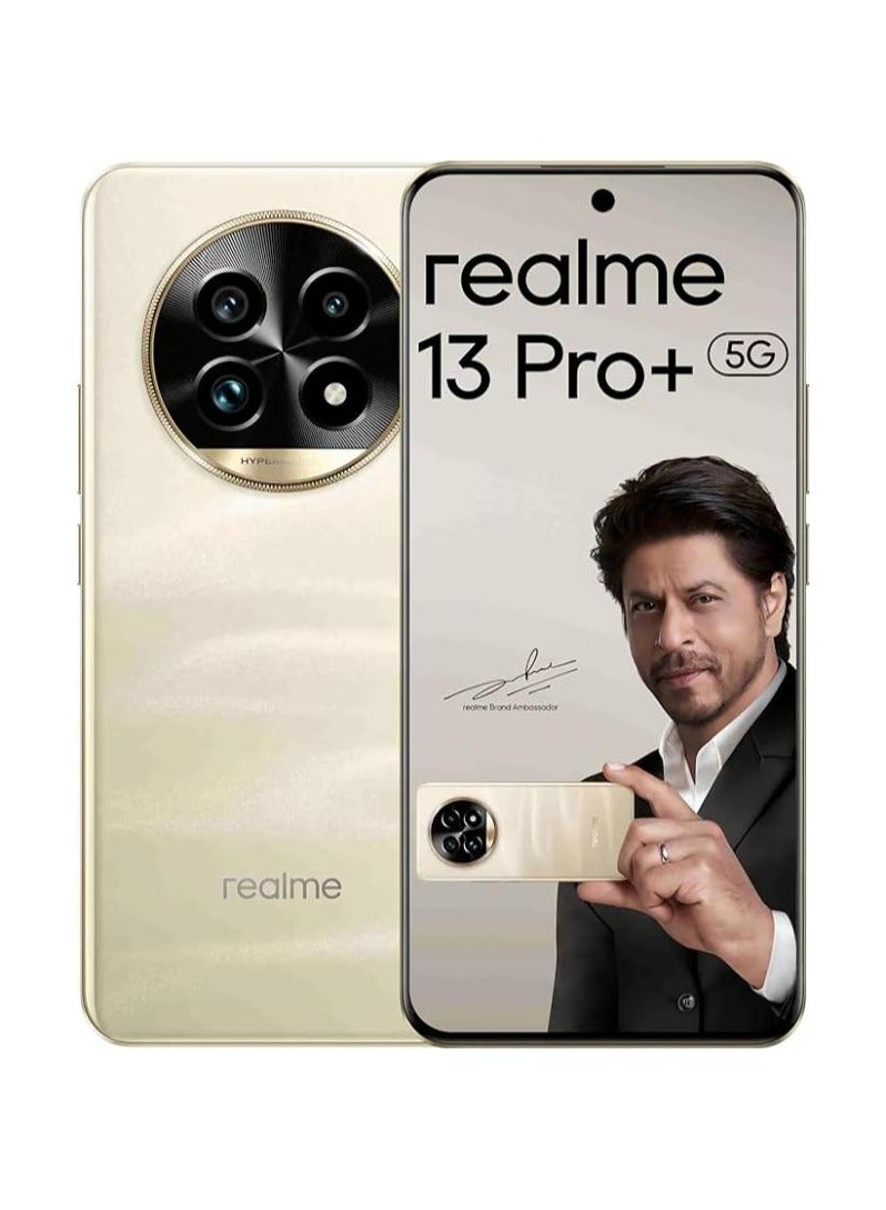 realme - realme 13 Pro Plus 5G 12GB 512 GB Monet Gold -Middle East Version - Image 1