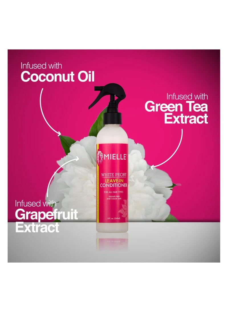 MIELLE White Peony Leave-In Conditioner 240ml - Image 3
