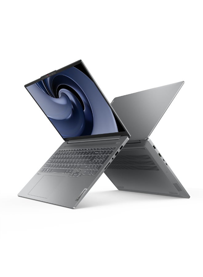 Lenovo IdeaPad Pro 5 Laptop With 16-Inch (2560x1600) Display, Core Ultra 9 185H Processor/32GB RAM/1TB SSD/Intel Iris XE  Graphics/DOS(Without Windows) English/Arabic Luna Grey  - Image 5