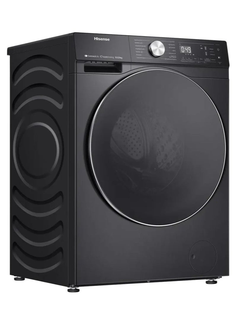 Fully Automatic Washing Machine, Front Loading, 10.5 Kg, Dryer 6 Kg, 1400 RPM, Digital Screen, Black, WD5S1045BB WD5S1045BB black - pnsku/N70127099V/45/_/1730868475/433183d6-bca0-4fe1-9d58-502d0f6f5c23