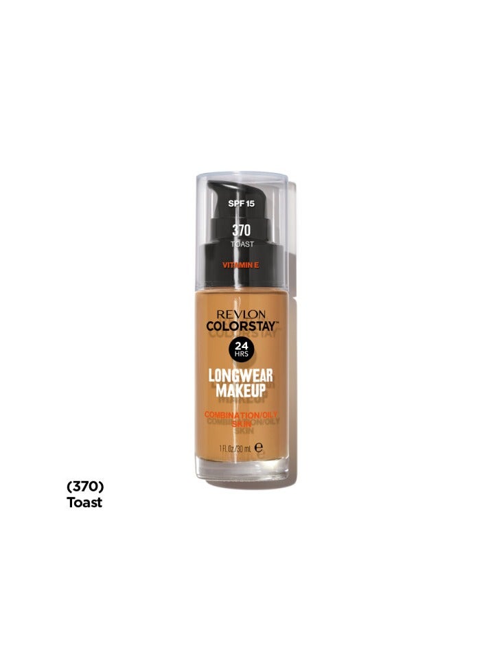 Revlon ColorStay™ Longwear Makeup for Combination/Oily Skin SPF 15 Toast 370  - Image 3