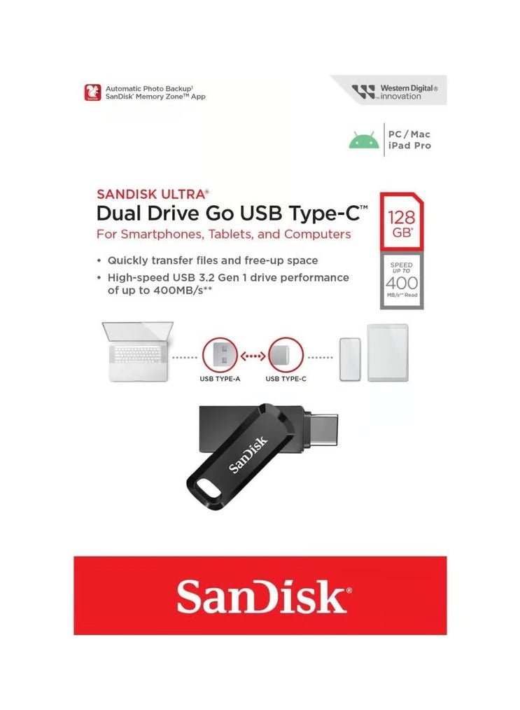 سانديسك Dual Drive Go USB Type-C™ - 128GB 128 GB  - Image 1