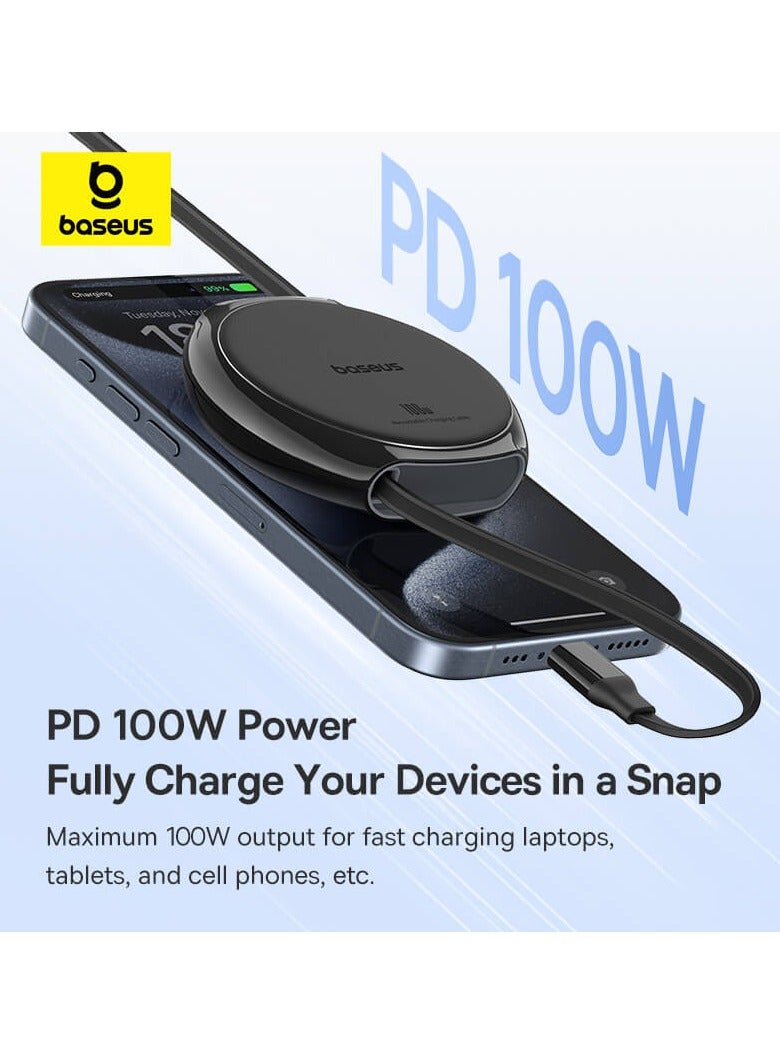 Pathfinder Series Free2Draw Fast Charging Data Cable Type-C to Type-C 100W Black