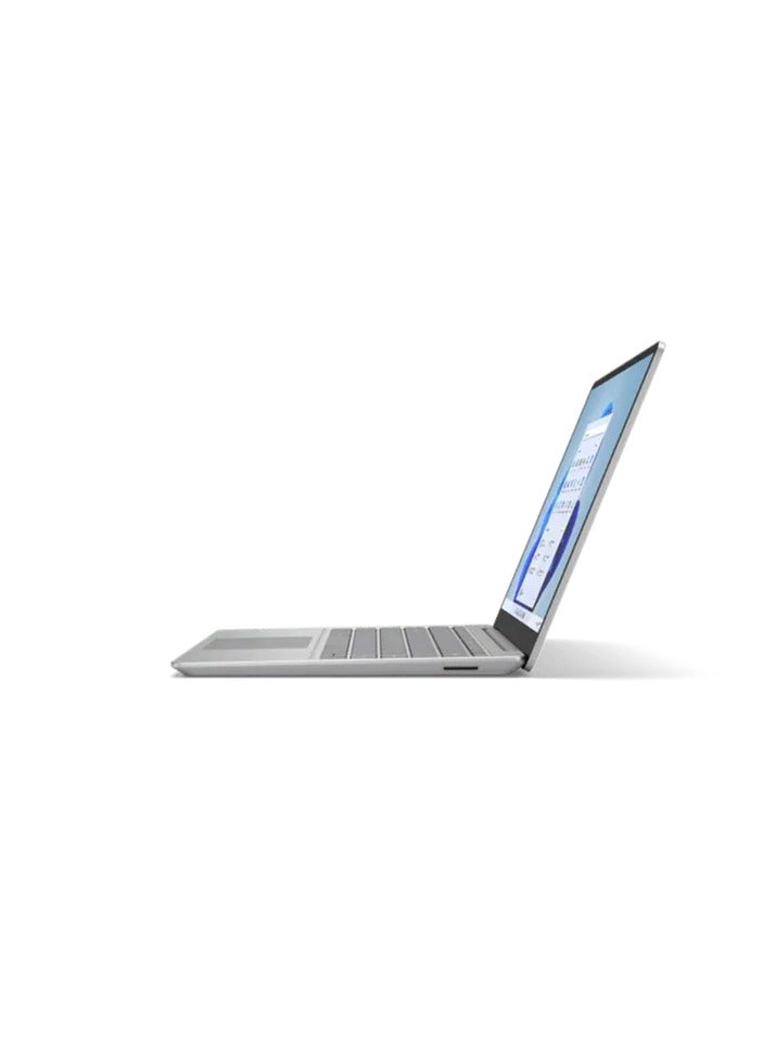 مايكروسوفت - Microsoft Surface Laptop GO 12.4" 10th Gen Ci5-16G-256GB - Win 10 Pro - Platinum English Silver - Image 1