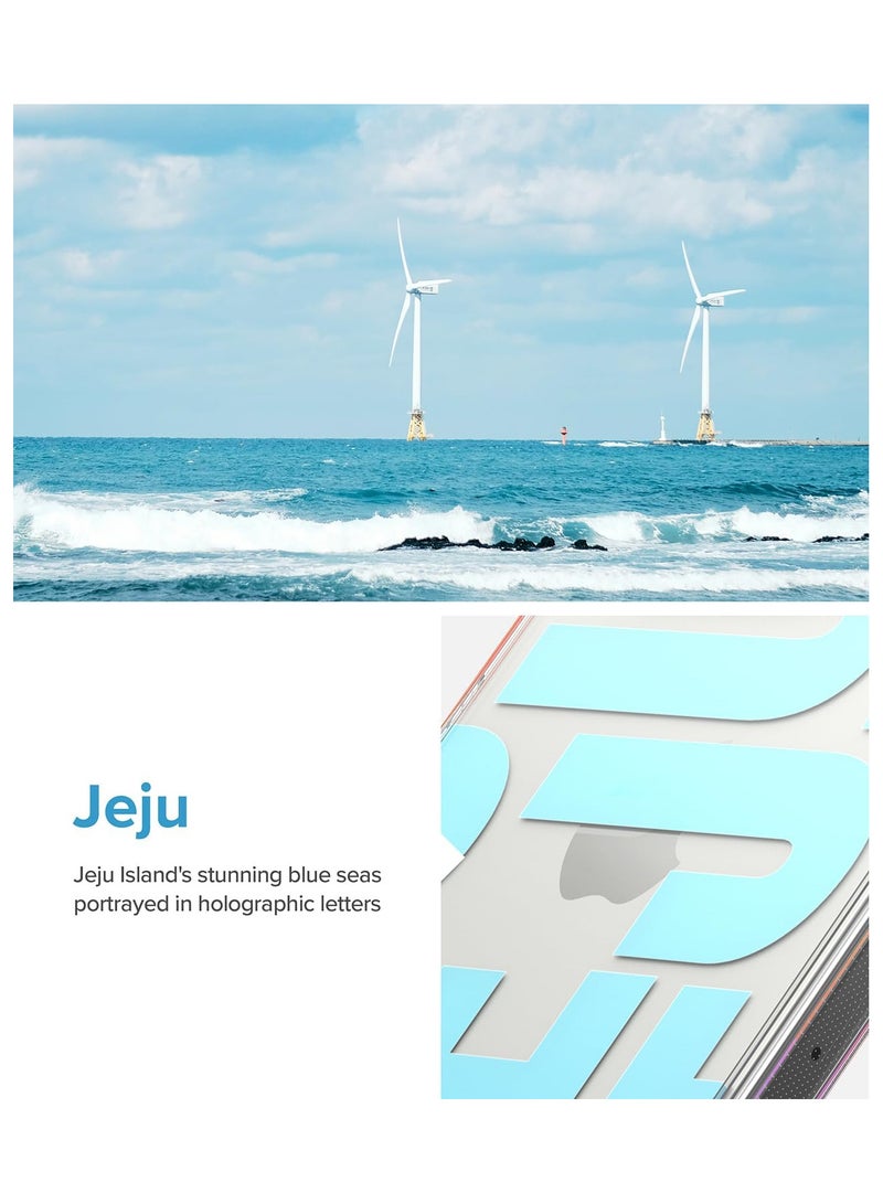 Ringke Fusion Design Compatible with iPhone 15 Pro Case Cover Hard Graphic Designed Back Soft Flexible TPU Bumper Scratch Resistant Natural Form iPhone 15 Pro Back Cover Jeju - Image 5