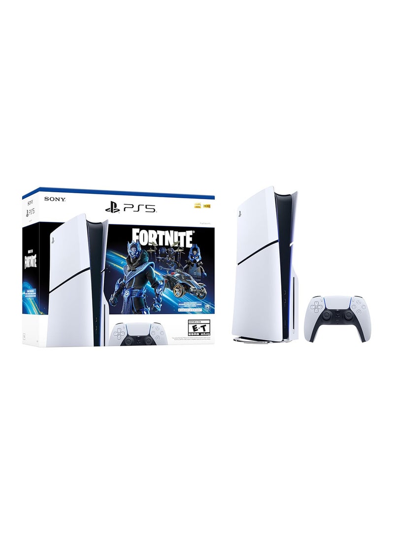 سوني - PlayStation5 Disc Edition (International Version) – Fortnite Cobalt Star Bundle - Image 1