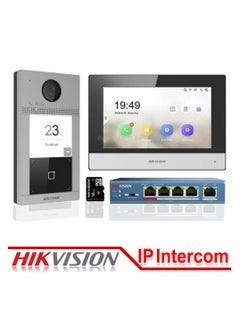 IP Intercom Kit Support Wifi 7Inch Screen and Network Switch