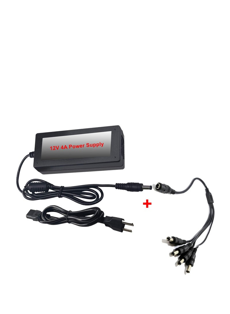 HIKVISION - 5MP 4CH Kit 2x Indoor 2x Outdoor Full Kit with 1TB HDD With AI Functions. - Image 1
