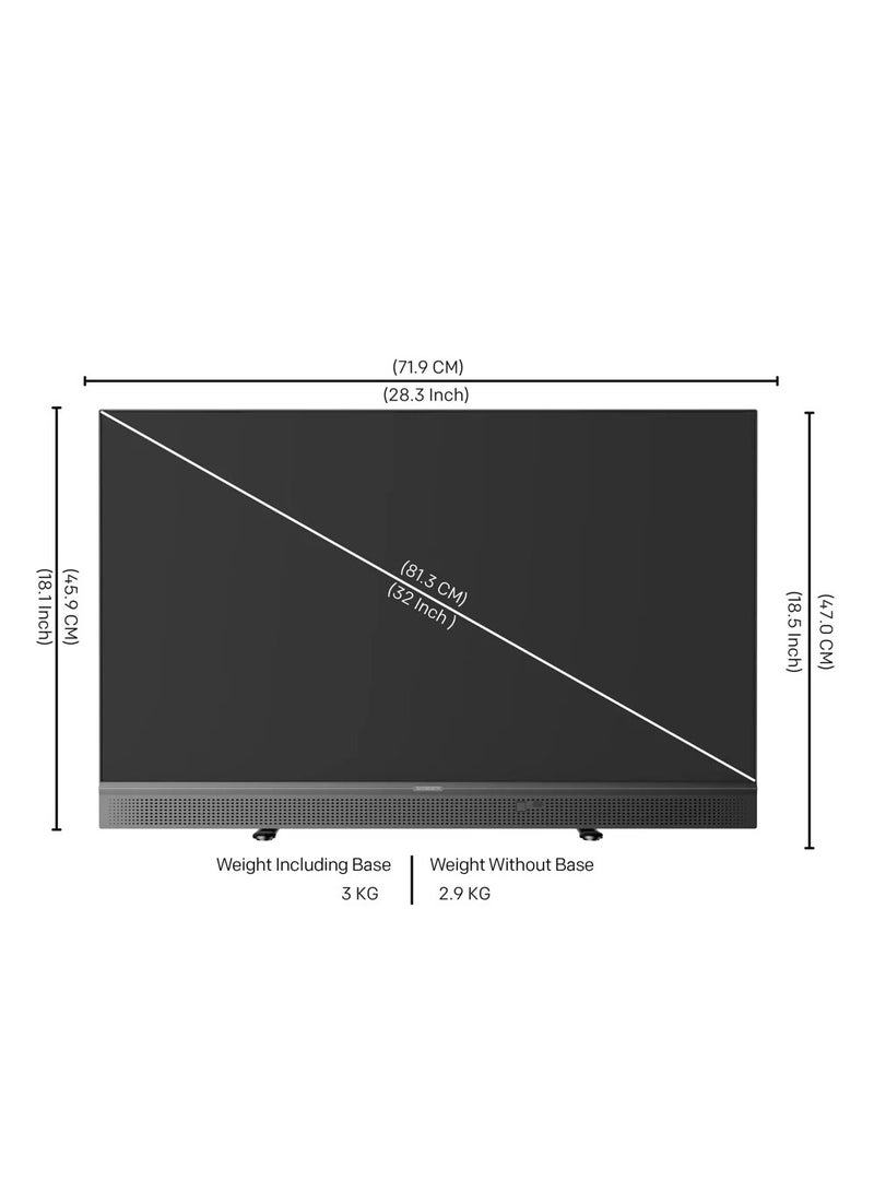 Skyworth - 32 Inch Smart HD TV Google 32E6500G Black - Image 1
