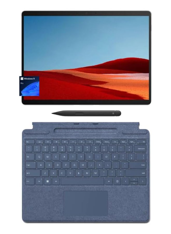 Microsoft Surface Pro 10 Laptop With 13-Inch Display, Core Ultra 7 165U Processor/16GB RAM/256GB SSD/Intel Graphics/Windows 11 Pro With Slim Pen + Platinum Pro Keyboard English Platinum  - Image 1