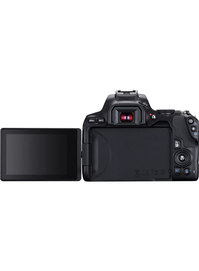 كانون - EOS 250D And EF-s 18-55mm f/4-5.6 IS STM Lens - Black - Image 1