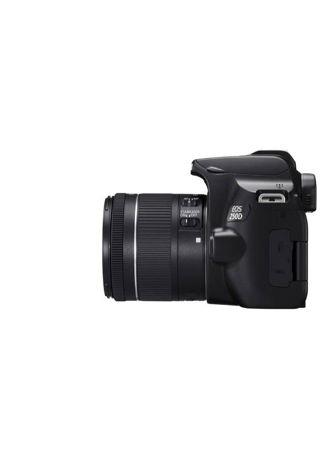 Canon EOS 250D And EF-s 18-55mm f/4-5.6 IS STM Lens - Black - Image 5