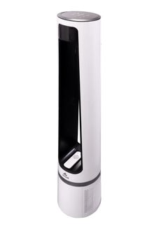 evvoli Bladeless Fan with Air Purifier 50m² Wide Angle 120° Oscillation with Remote Control and Bluetooth Speaker 5W Bundle EVPF-50W + EVAUD-MB5AG White  - Image 2