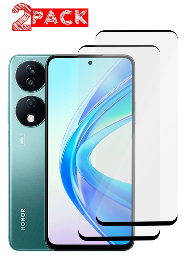 MARGOUN (for Honor X7b) 2Pack Tempered Glass Screen Protector Anti-Scratch Case Friendly HD Clear Protective Film Clear - Image 1