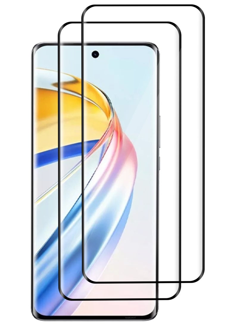 MARGOUN (for Honor X9b ) 2Pack Tempered Glass Screen Protector Anti-Scratch Case Friendly HD Clear Protective Film Clear - Image 5