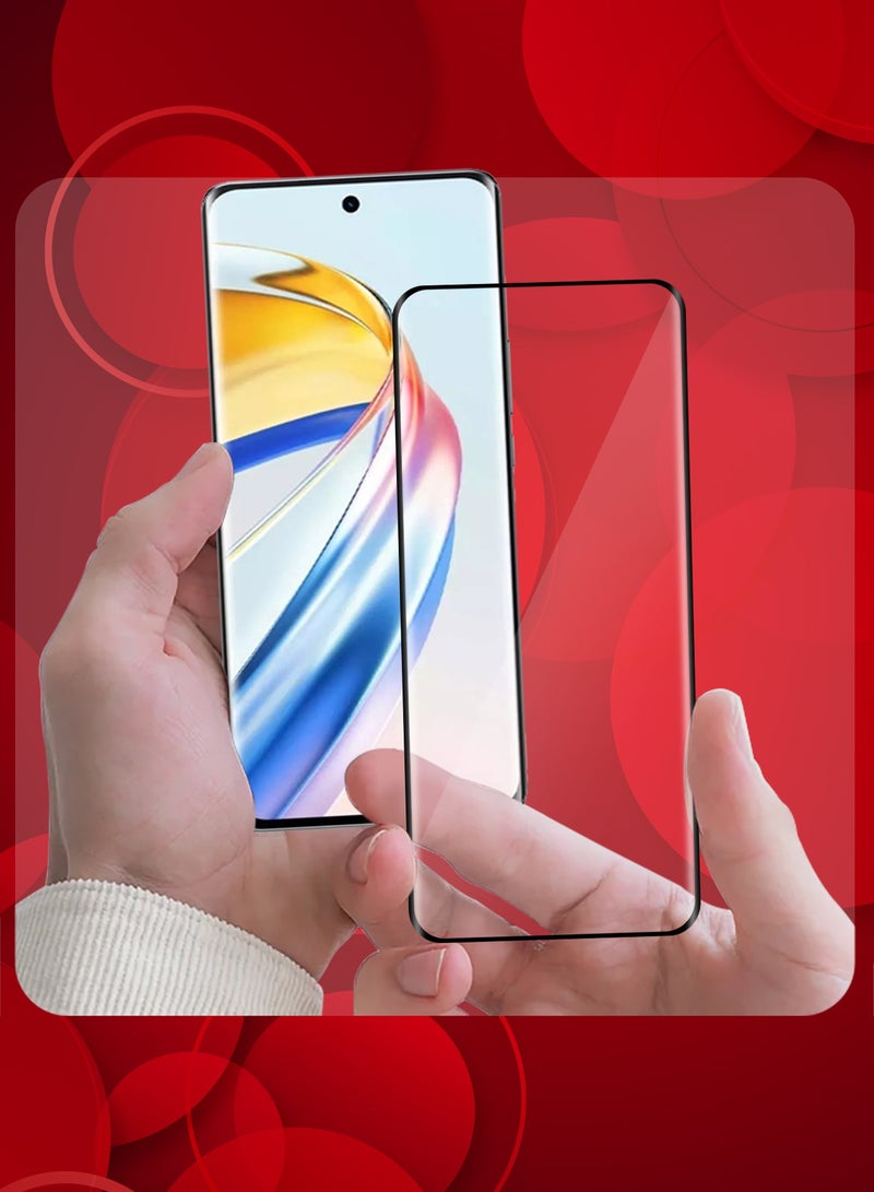 MARGOUN (for Honor X9b ) 2Pack Tempered Glass Screen Protector Anti-Scratch Case Friendly HD Clear Protective Film Clear - Image 2