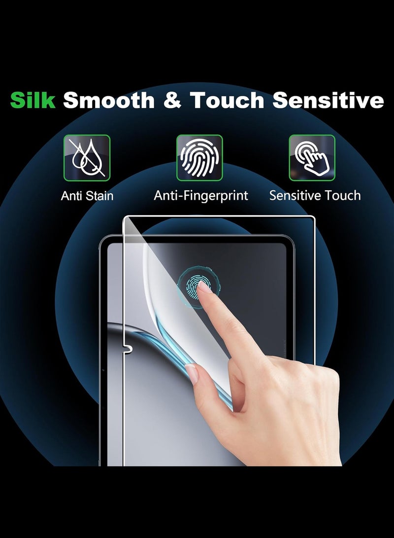 MARGOUN ( for Oneplus Pad 2 ) Tempered Glass Screen Protector Anti-Scratch Case Friendly HD Clear Protective Film Clear - Image 4