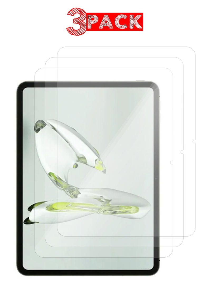 MARGOUN ( for Oneplus Pad Go ) 3Pack Tempered Glass Screen Protector Anti-Scratch Case Friendly HD Clear Protective Film Clear - Image 1