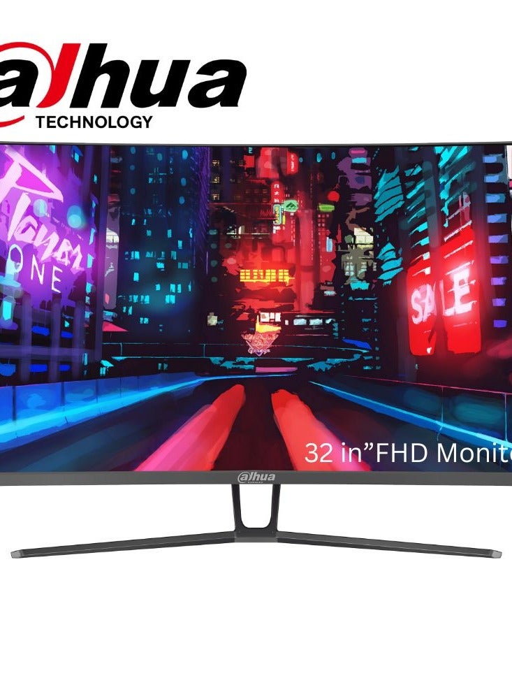 32 Inch VA Curved Panel FullHD Gaming Monitor 165Hz Refresh Rate, 1ms Response Time, Adaptive Sync With HDMI, 3 Years Warranty (LM32-E230C) Black - pnsku/N70127340V/45/_/1730951222/4d499830-066d-42eb-8651-e11f8a7858a3