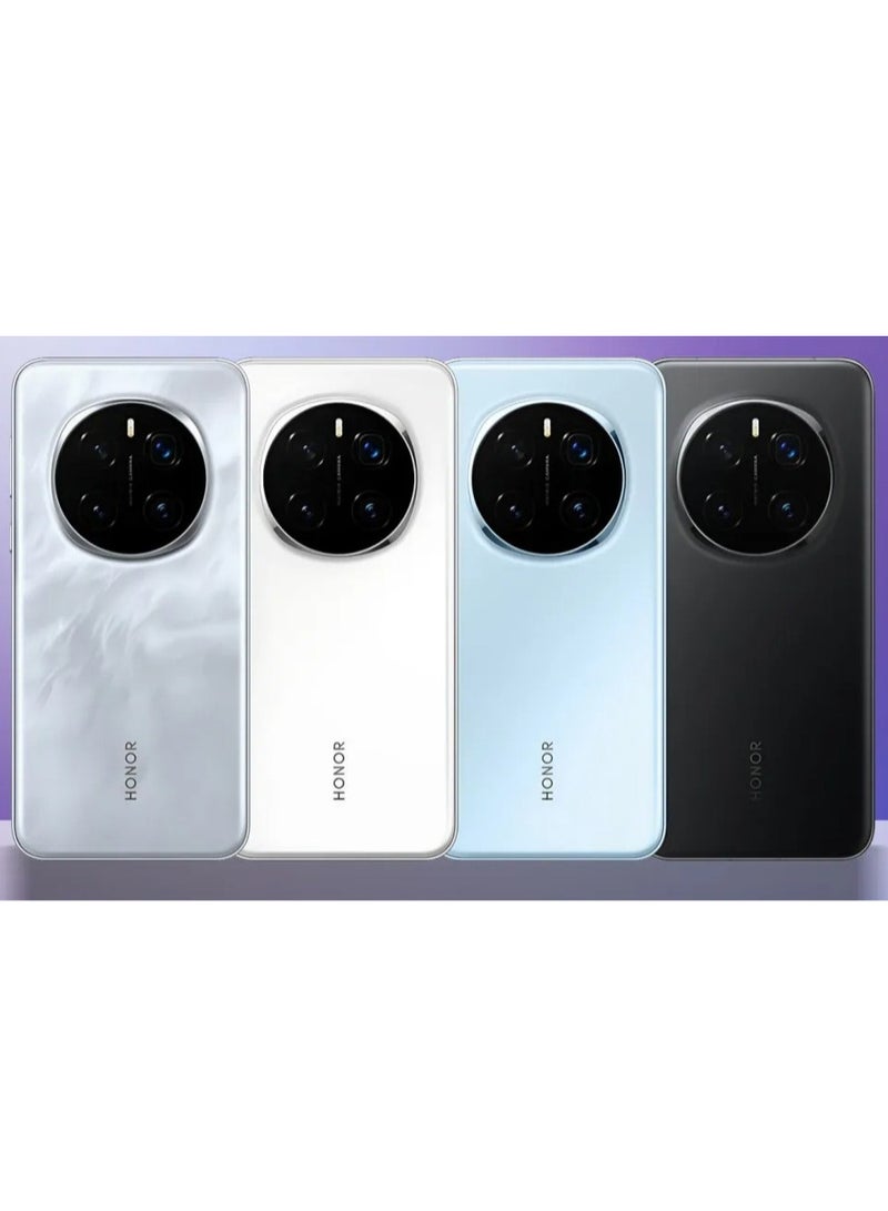 Honor - MAGIC 7 PRO 12GB - 256GB Snapdragon 8 Elite Oasis Eye Protection Screen 5850mAh Slim and Long Life OIS Ultra RAM 5G Straight Screen Dual SIM Black with Google play Chinese version - Image 1