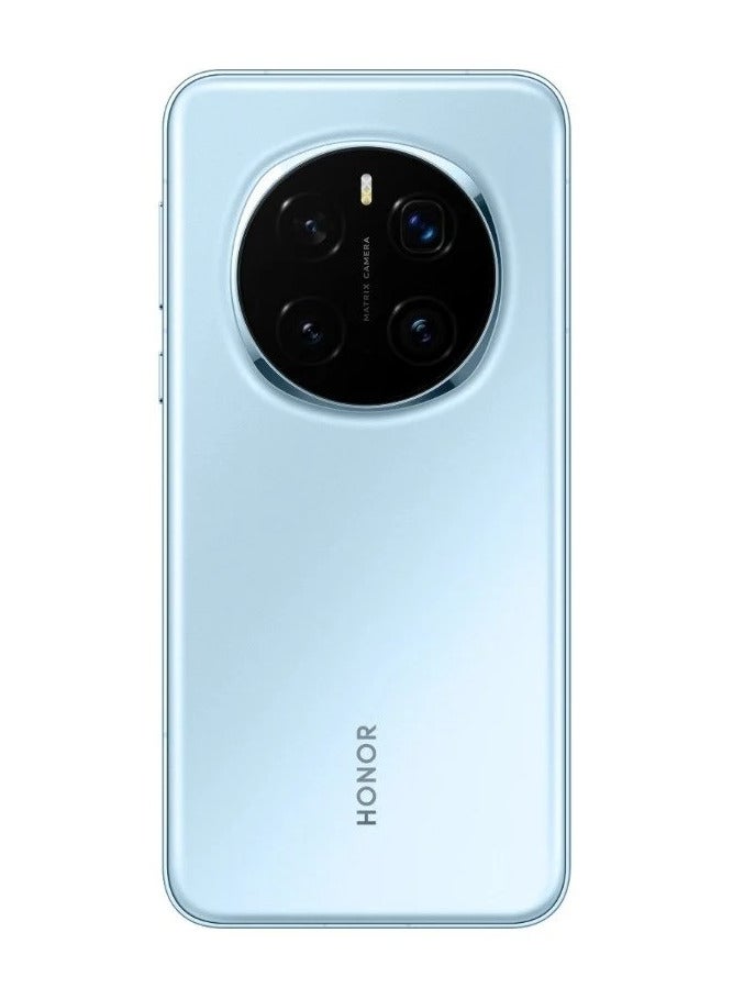 Honor - MAGIC 7 PRO 16GB - 512GB Snapdragon 8 Elite Oasis Eye Protection Screen 5850mAh Slim and Long Life OIS Ultra RAM 5G Straight Screen Dual SIM Blue with Google play Chinese version - Image 1