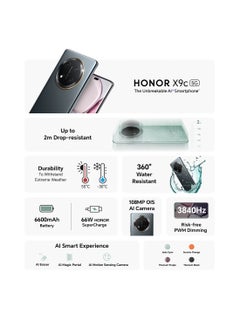 Honor X9c Dual SIM   Titanium Black 12GB RAM 256GB 5G With Free Gifts - Middle East Version  - Image 3