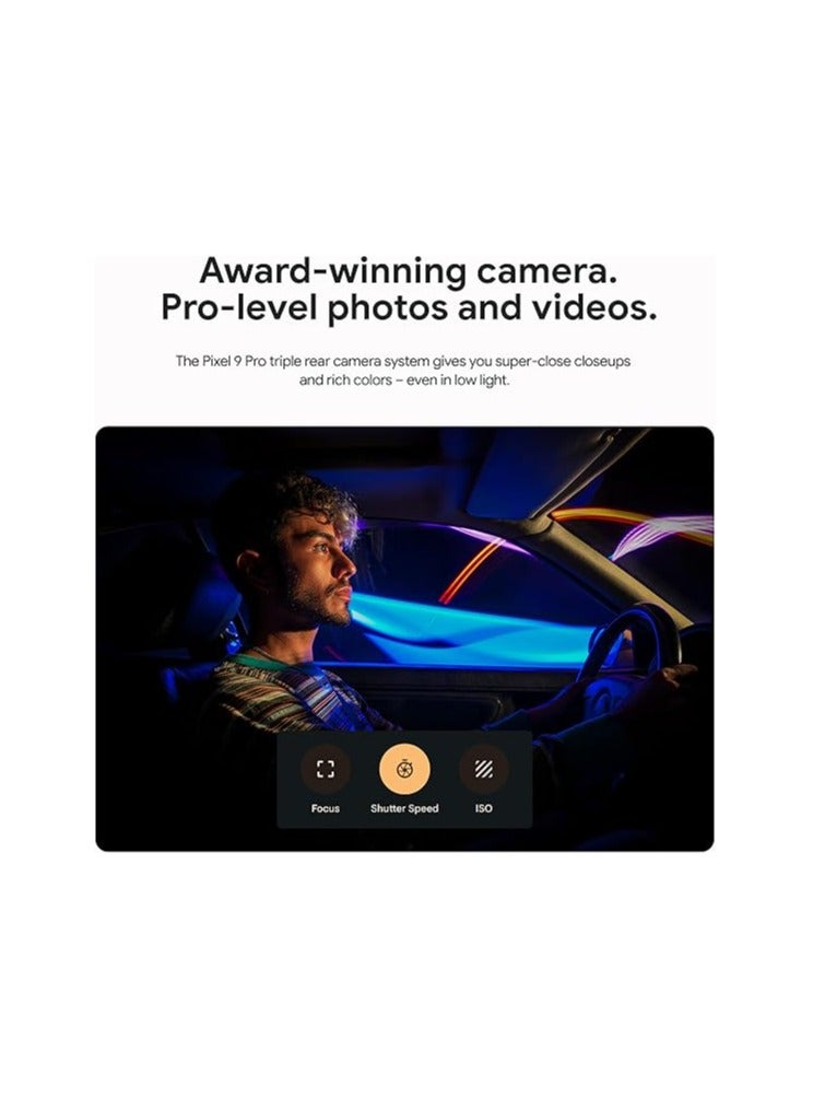 Google - Google Pixel 9 Pro 16GB RAM 128GB Dual SIM 5G Obsidian-International Version - Image 1