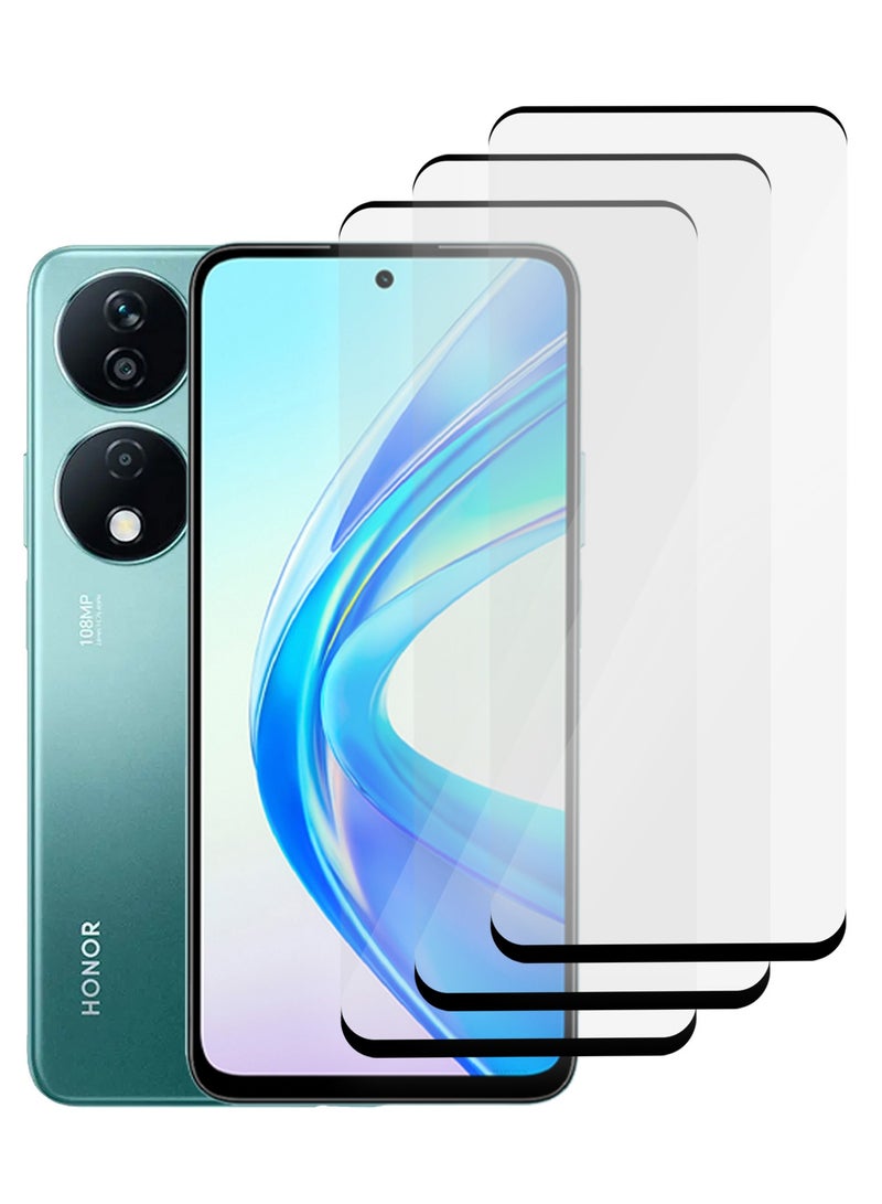 MARGOUN (for Honor X7b) 3Pack Tempered Glass Screen Protector Anti-Scratch Case Friendly HD Clear Protective Film Clear - Image 5