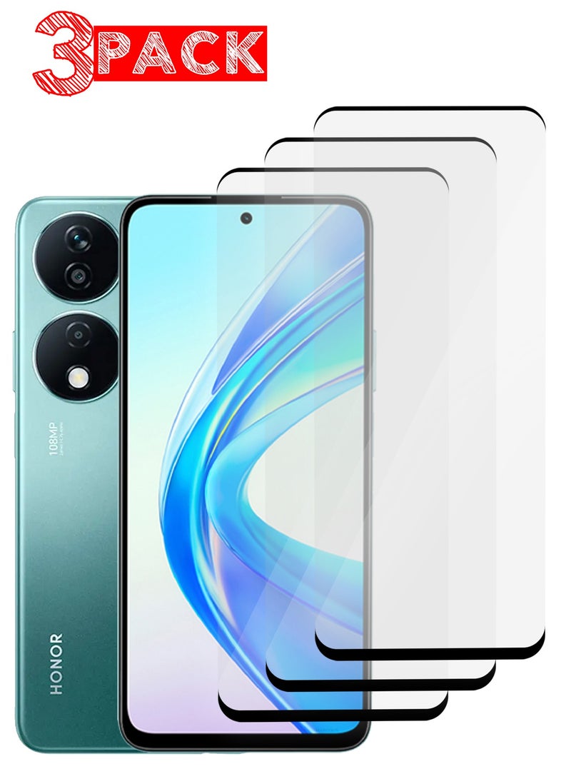 MARGOUN (for Honor X7b) 3Pack Tempered Glass Screen Protector Anti-Scratch Case Friendly HD Clear Protective Film Clear - Image 1