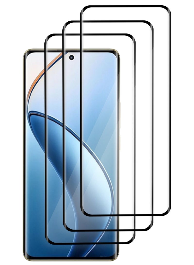 MARGOUN (for Realme 12 Pro / 12 Pro Plus ) 3Pack Tempered Glass Screen Protector Anti-Scratch Case Friendly HD Clear Protective Film Clear - Image 4