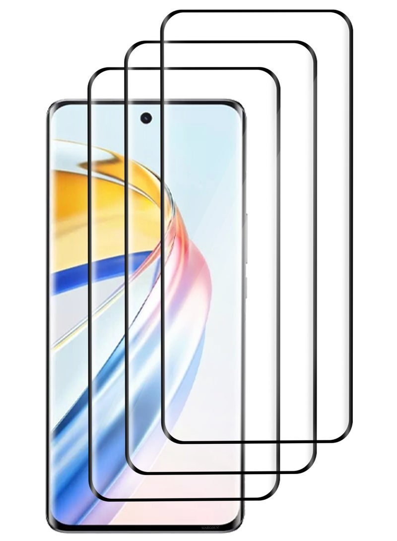 MARGOUN (for Honor X9b ) 3Pack Tempered Glass Screen Protector Anti-Scratch Case Friendly HD Clear Protective Film Clear - Image 5