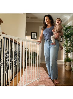 summer infant 32 To 48 Inches Wide Summer Infant The Stairway 46 W Series Secure 6 To 24 Month  White  - Image 4