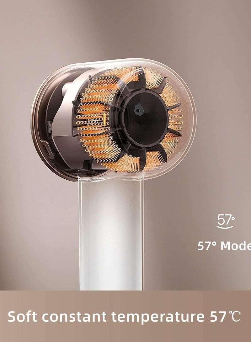 Dreame - Hair Glory Hair Dryer, Quick-Drying, 110,000 RPM High-Speed Motor, 70m/s Airflow Speed, Powerful Negative Ions Technology, Lightweight, Temperature and Airspeed Control, 1600 W Glory-RS Gold - Image 1
