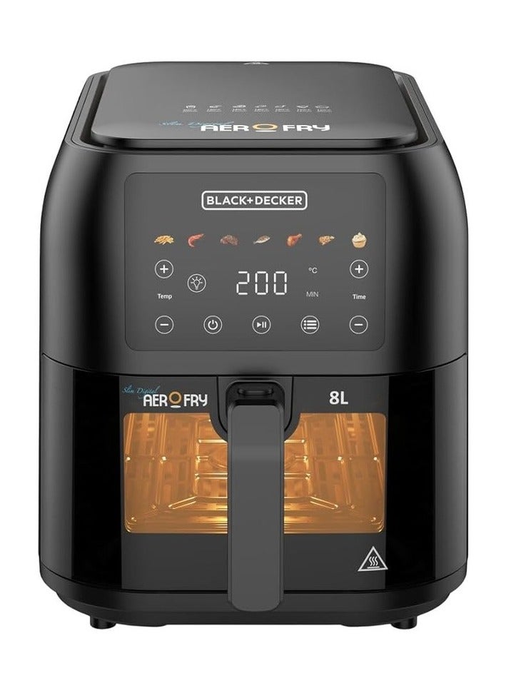 بلاك اند ديكر بلاك اند ديكر مقلاة هوائية - 8 لتر 1700 واط - 8 L 1700 W SAF80-B5  - Image 1