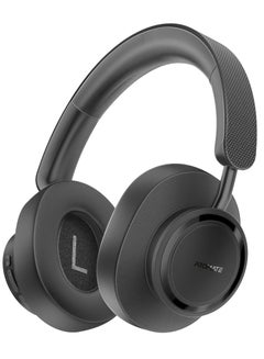 PROMATE Promate Wireless stereo headphones with high sound, 12 hours play time with 400mAh Battary ,10m Operating distance, Comfortable ear cushions, Adjustable head strap & Foldable design Black  - Image 1