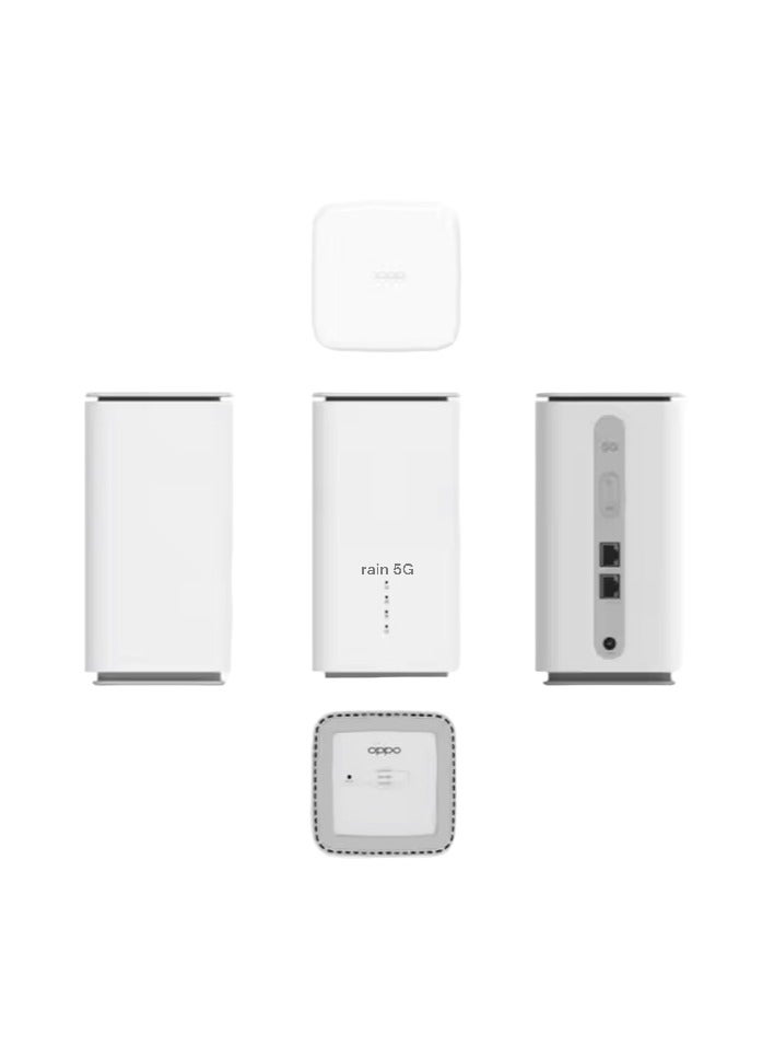 أوبو 5G CPE T1a Router With Sim Slot LTE Cat20 WiFi Hotspot Wi-Fi 6 AX1800, Up To 4.07Gbps, 4X4 MIMO, Connect Up To 32 Devices, CTB06 Unlocked White White - Image 2