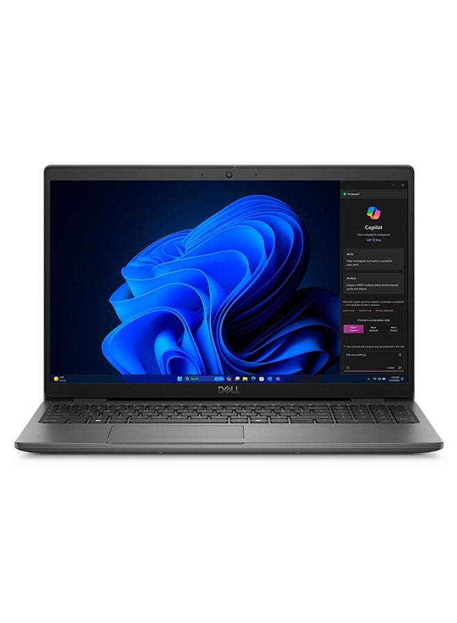 Latitude 3550 Laptop With 15.6-Inch FHD Display, Core i7-1355U Processor/8GB RAM/512GB SSD/Intel UHD Graphics/DOS(Without Windows) English/Arabic Black