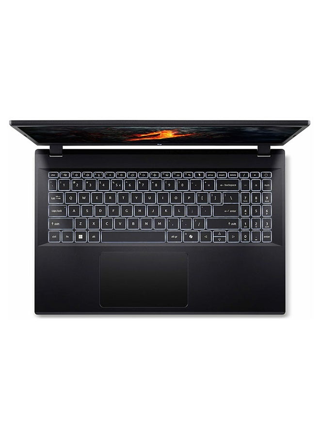 Acer Nitro V15 Gaming Laptop With 15.6-Inch Full HD 144Hz Display, AMD Ryzen 5-7530U Processor/8GB RAM/512GB SSD/6GB NVIDIA GeForce RTX 3050 Graphics Card/DOS(Without Windows) English/Arabic Black  - Image 4