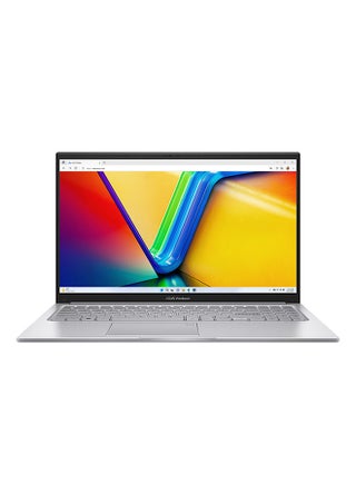Vivobook X1504VA Laptop With 15.6-Inch FHD Display, Core i7-1355U Processor/16GB RAM/1TB SSD/Intel Iris Xe Graphics/DOS(Without Windows) English/Arabic Cool Silver - pnsku/N70127518V/45/_/1731046271/e9461c17-b9c0-4b69-8eec-3e2ec781816f