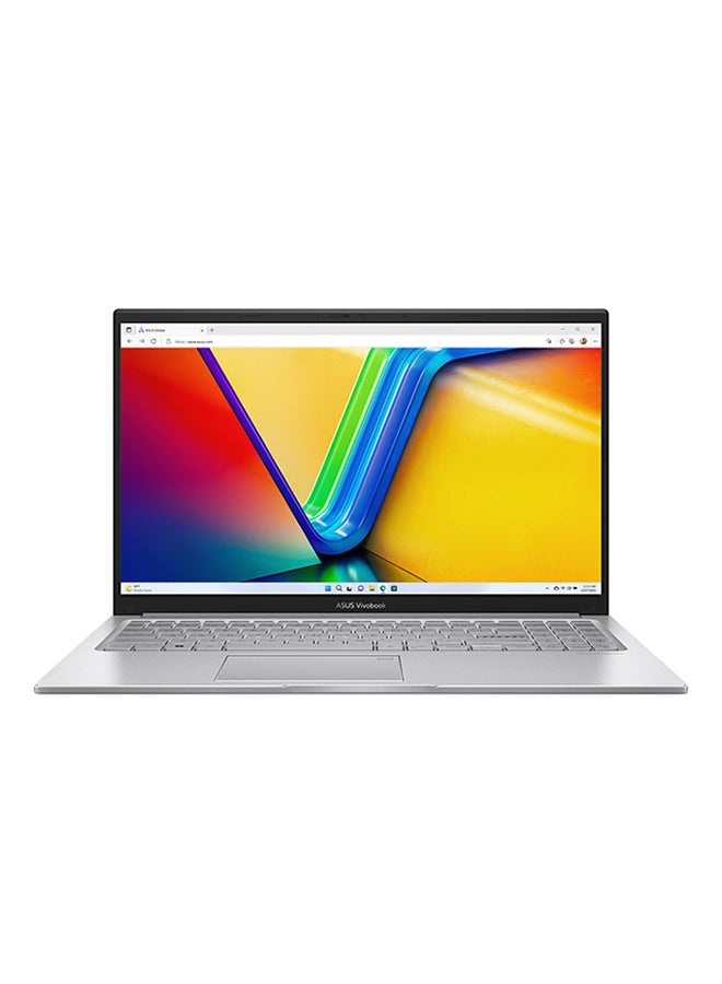 ASUS - Vivobook X1504VA Laptop With 15.6-Inch FHD Display, Core i7-1355U Processor/16GB RAM/1TB SSD/Intel Iris Xe Graphics/DOS(Without Windows) English/Arabic Cool Silver - Image 1