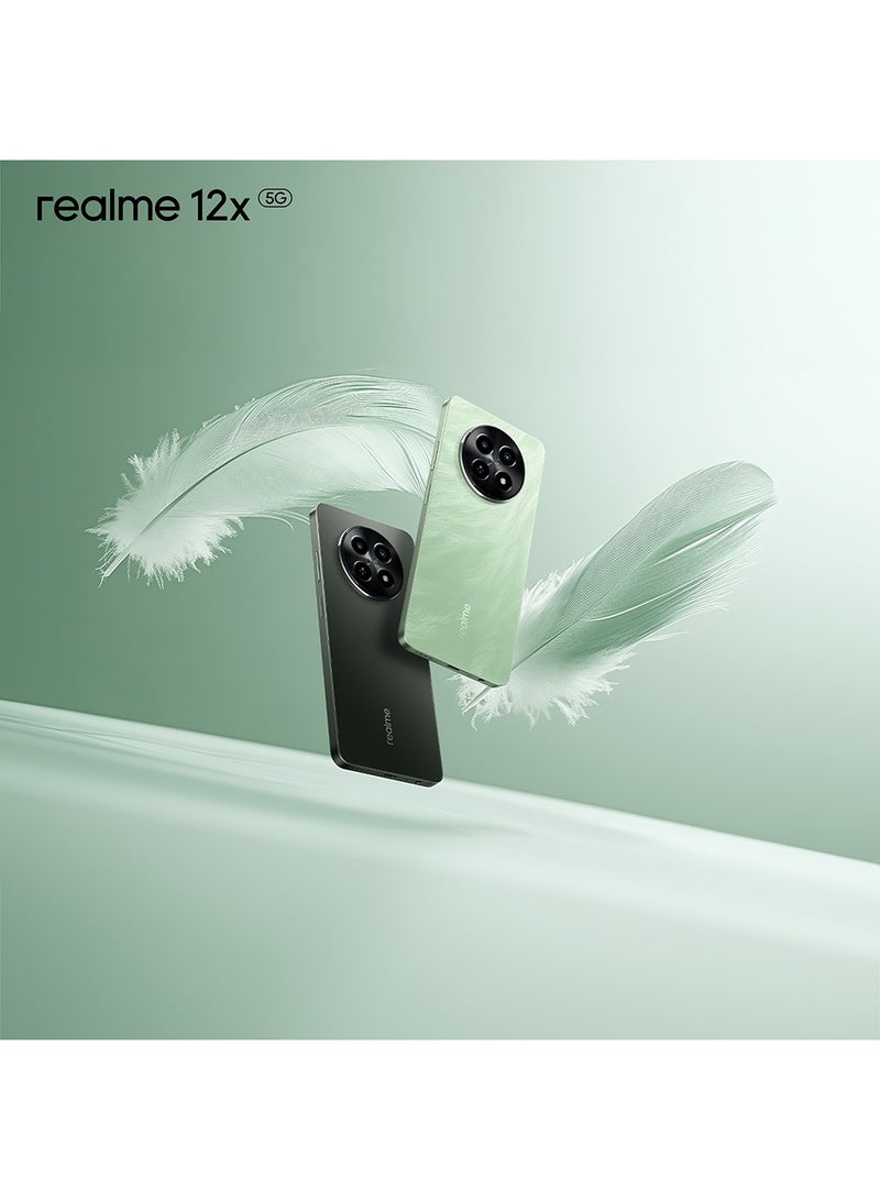 realme - 12x Feather Green Dual SIM 8GB RAM 256GB 5G - International Version - Image 1