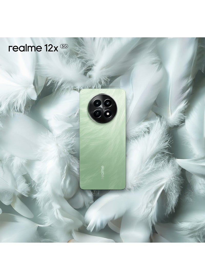 realme - 12x Feather Green Dual SIM 8GB RAM 256GB 5G - International Version - Image 1