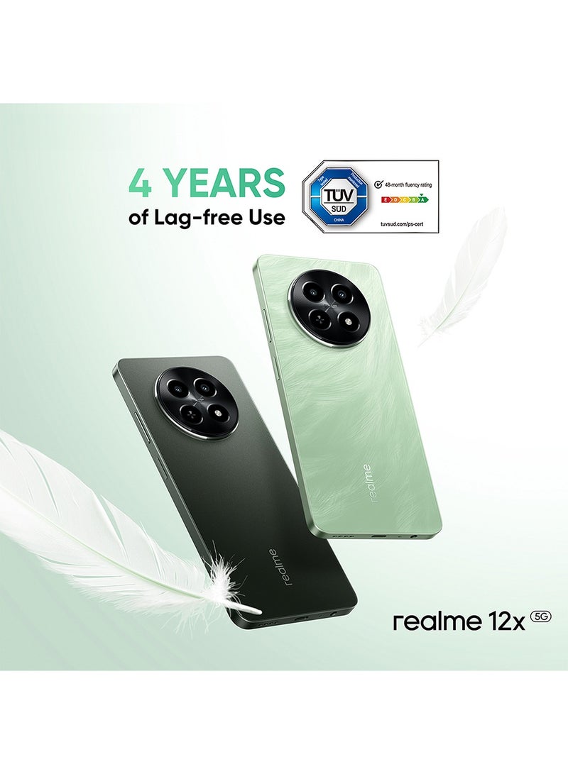 realme - 12x Feather Green Dual SIM 8GB RAM 256GB 5G - International Version - Image 1