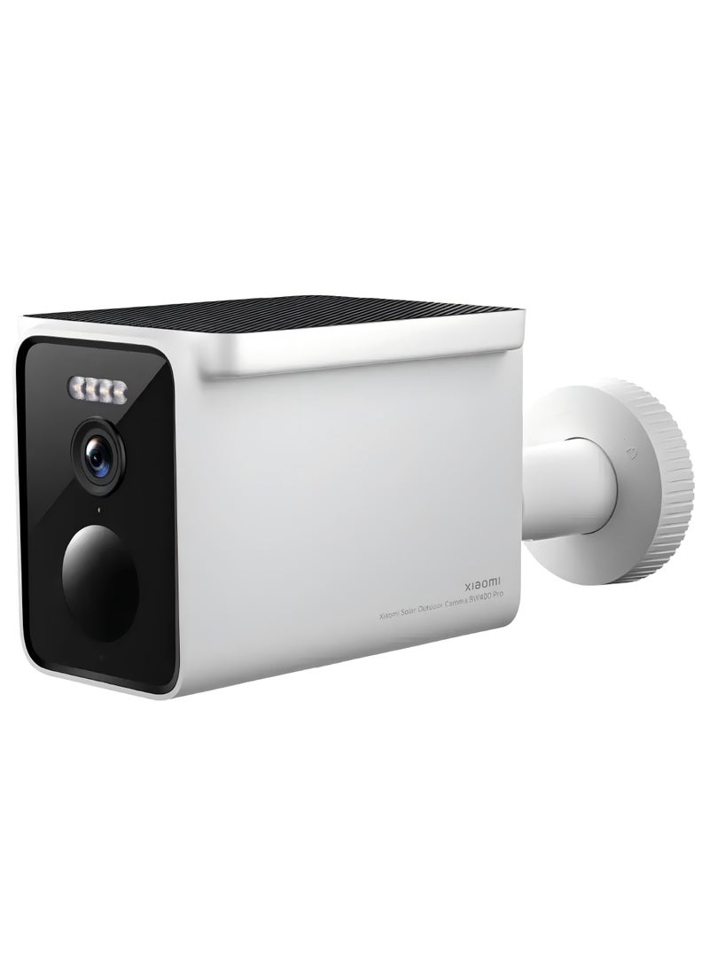 Xiaomi - Solar Outdoor Camera BW400 Pro Set With Solar Powered Battery, Long Battery, Clear Camera, Wider Outdoor View, Waterproof And Dust Resistant, White - Image 1