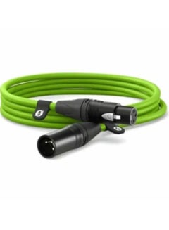 رود Premium XLR Cable - 3m Microphone Cable Green 
