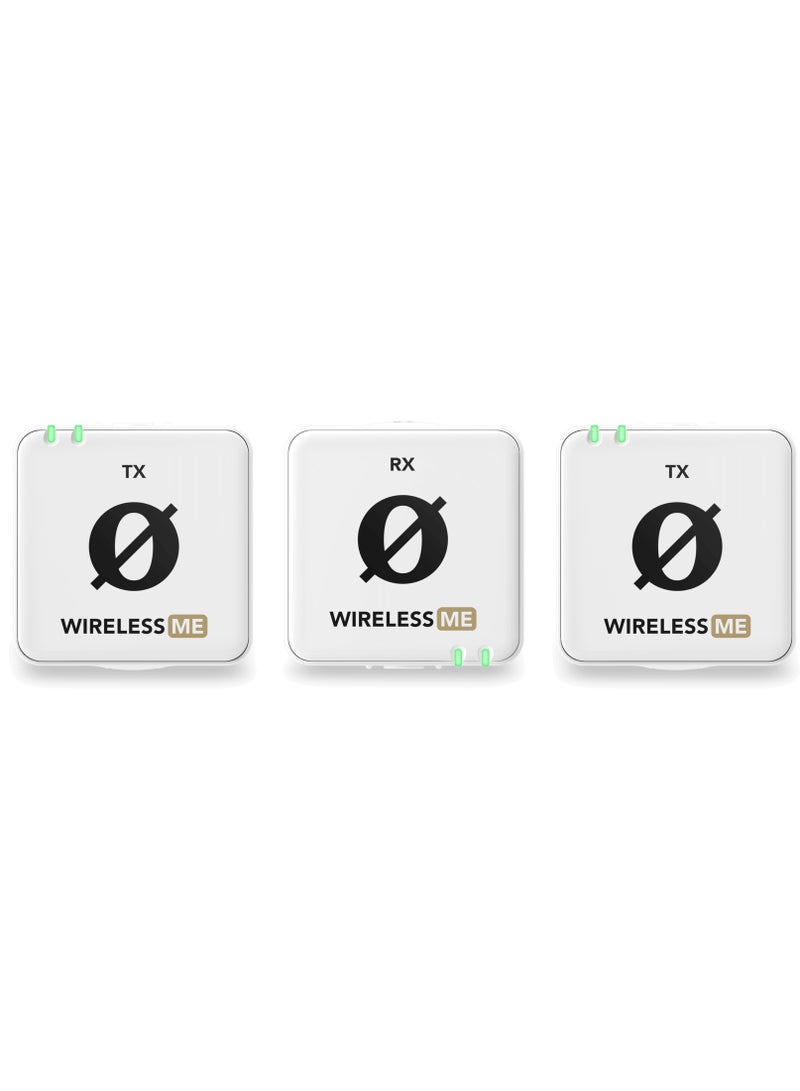 RODE Wime Dual( 2 Tx & 1 Rx) White microphone WIMEDUALW WHITE  - Image 1